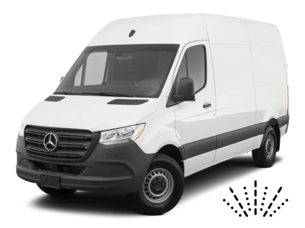 Mercedes Sprinter W907 | W910 van | with built-in washer