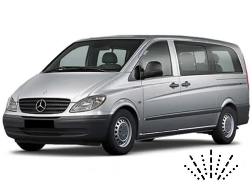Mercedes Vito W639 MPV 10.2003-08.2005 with built-in washer | lift-up rear door | rear wiper 330 mm