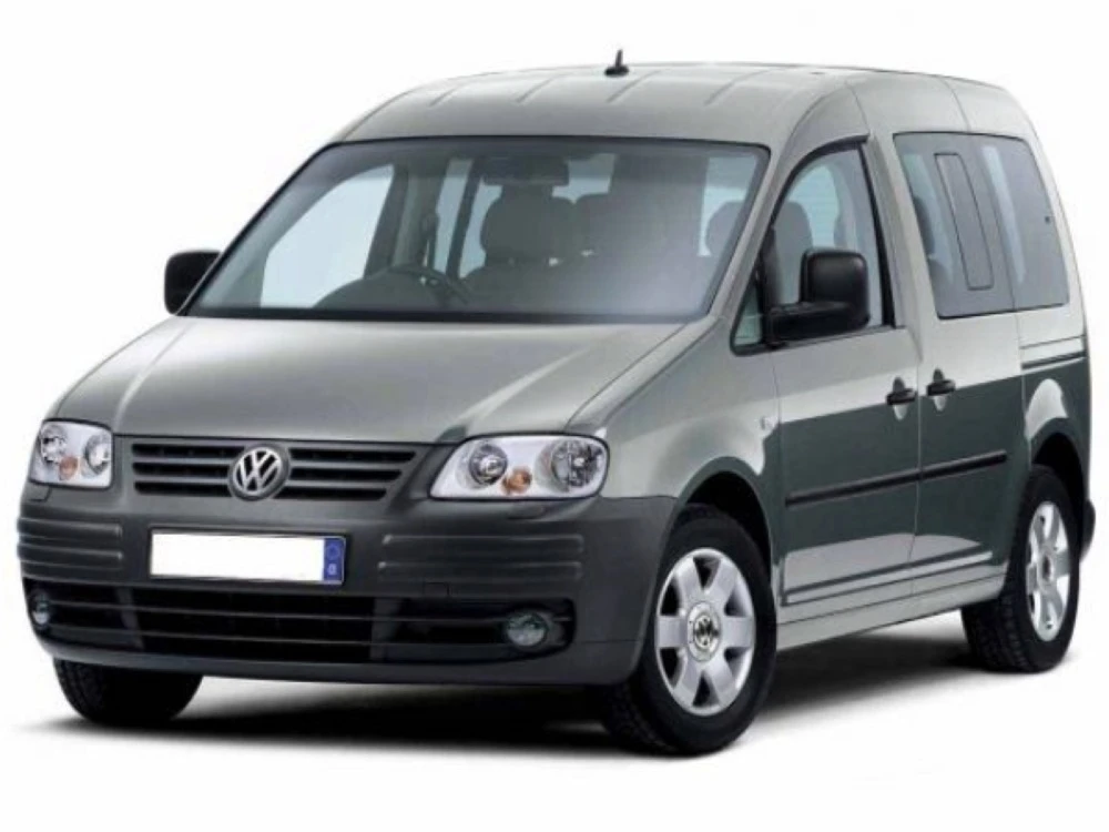 Volkswagen Caddy 3 2K 02.2004-10.2006 lift-up rear door, side pin wiper arm, plastic rear wiper