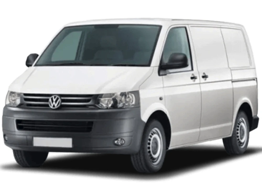 Volkswagen Transporter T5 7E, 7F facelift, slim push button wiper arm, lift-up rear door