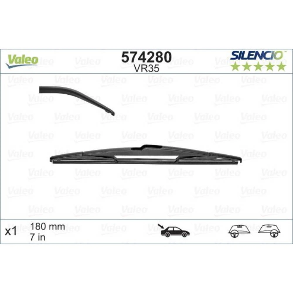 Задняя щётка VALEO Silencio Rear