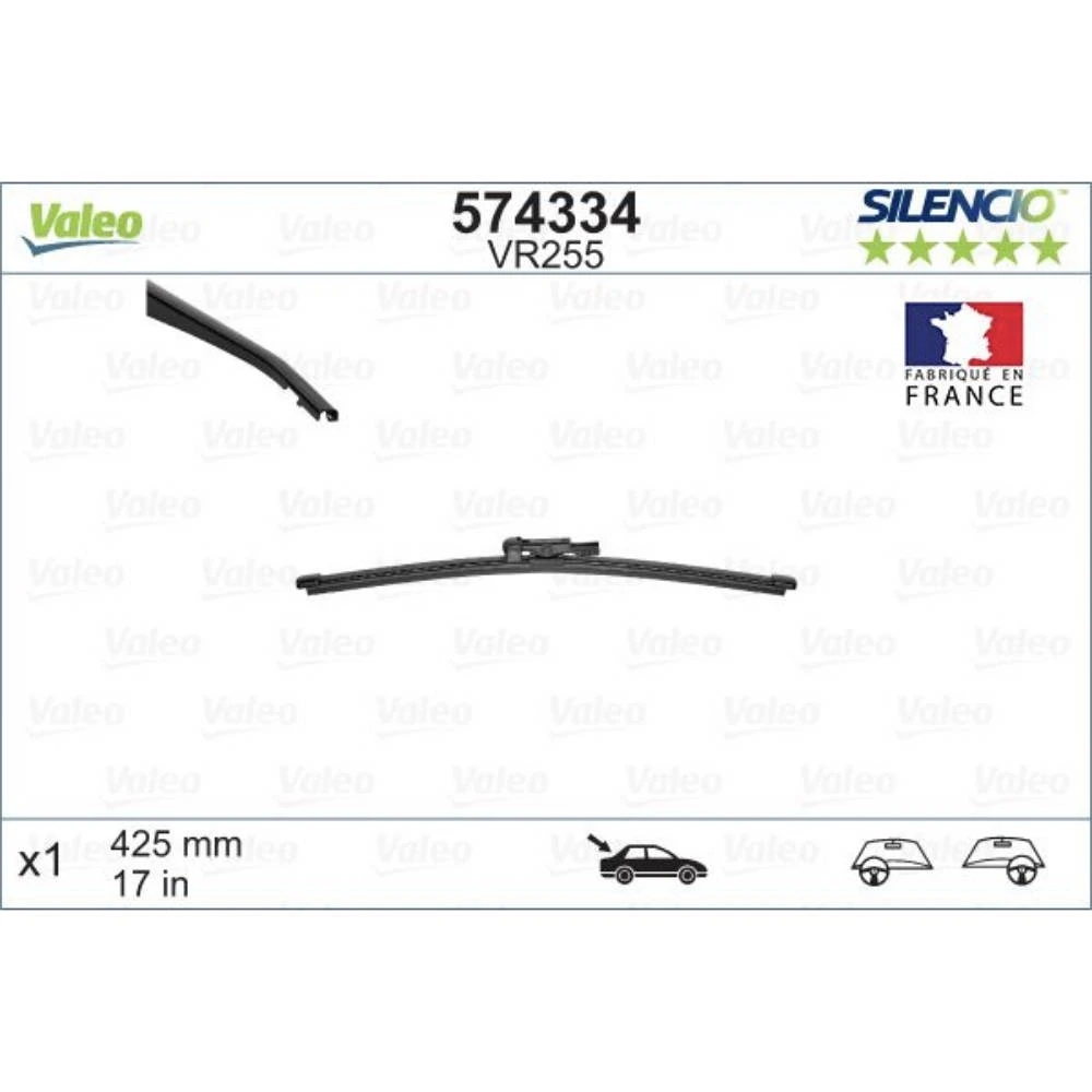 Задня щітка VALEO Silencio Rear