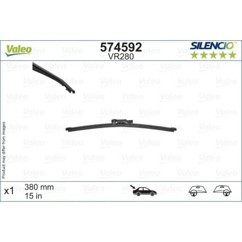 Задня щітка VALEO Silencio Rear