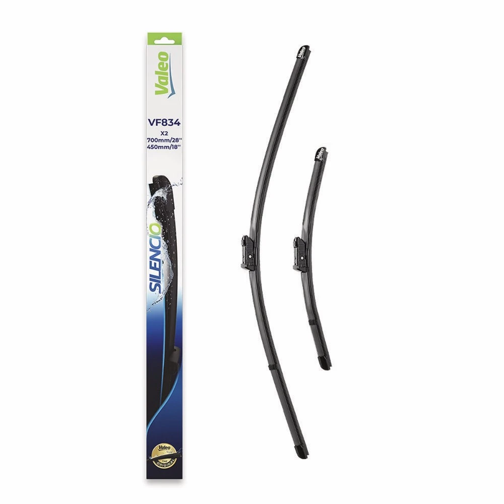 Безкаркасні двірники VALEO Silencio Flat
