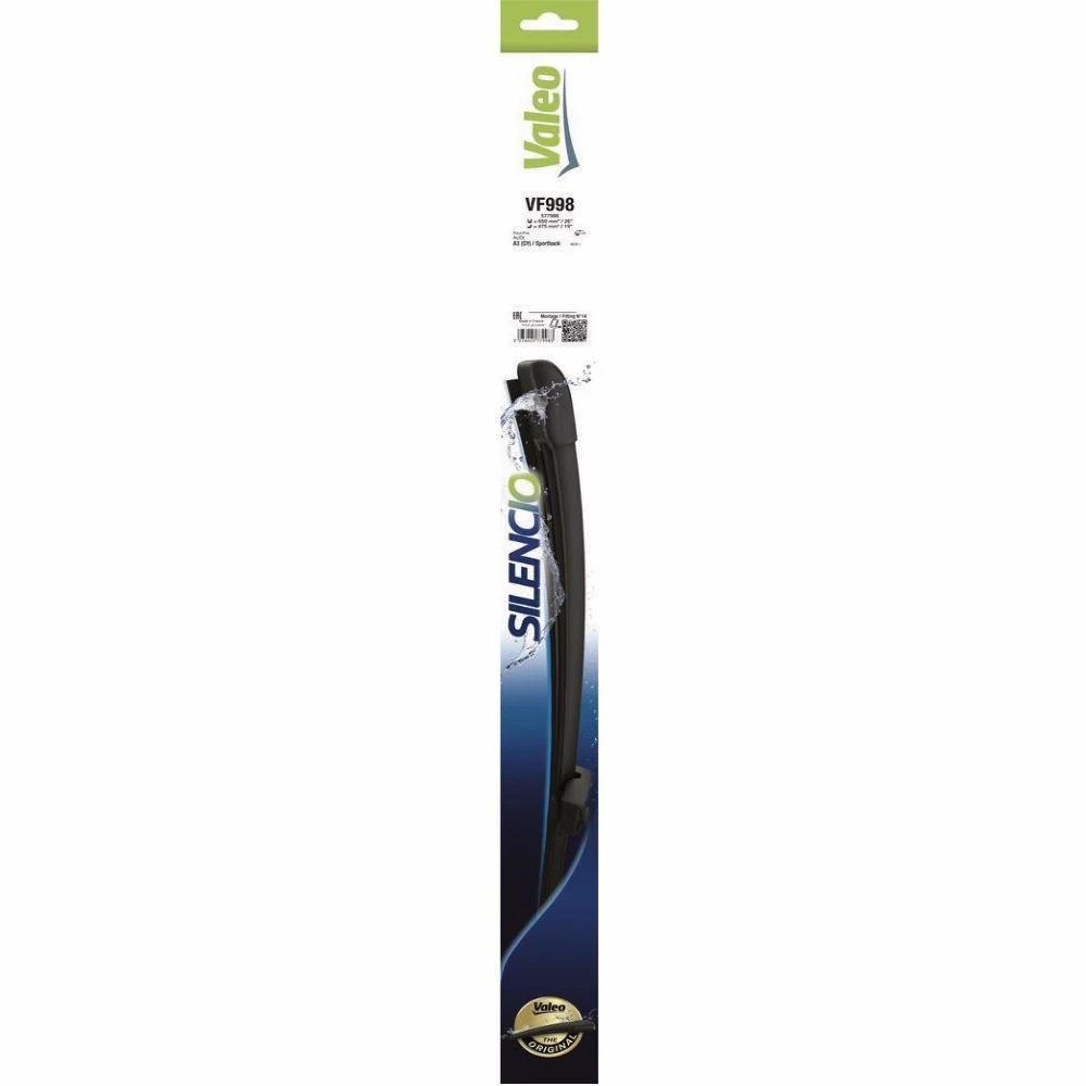 Безкаркасні двірники VALEO Silencio Flat
