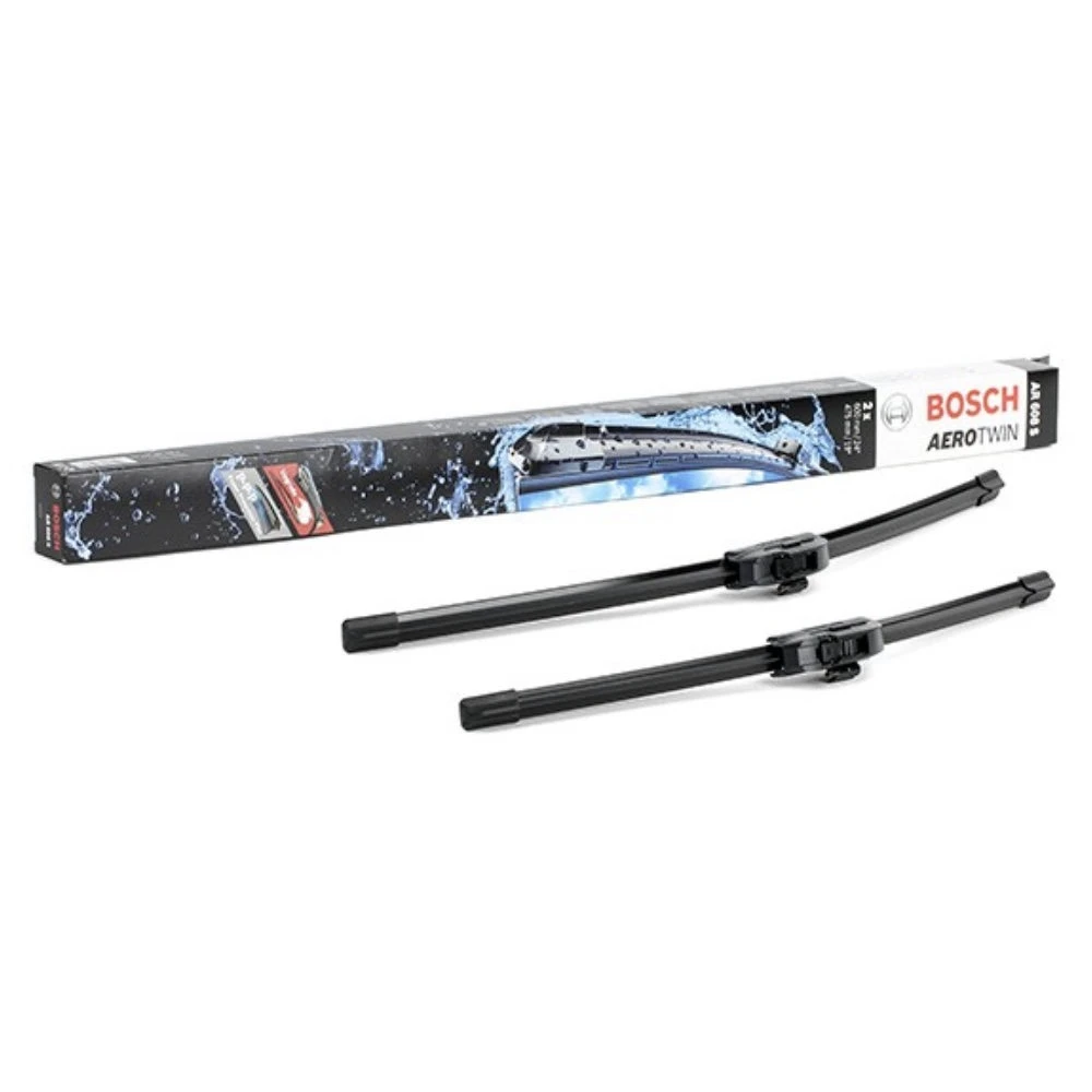 Комплект бескаркасных дворников BOSCH AeroTwin AR608S 600 мм и 475 мм