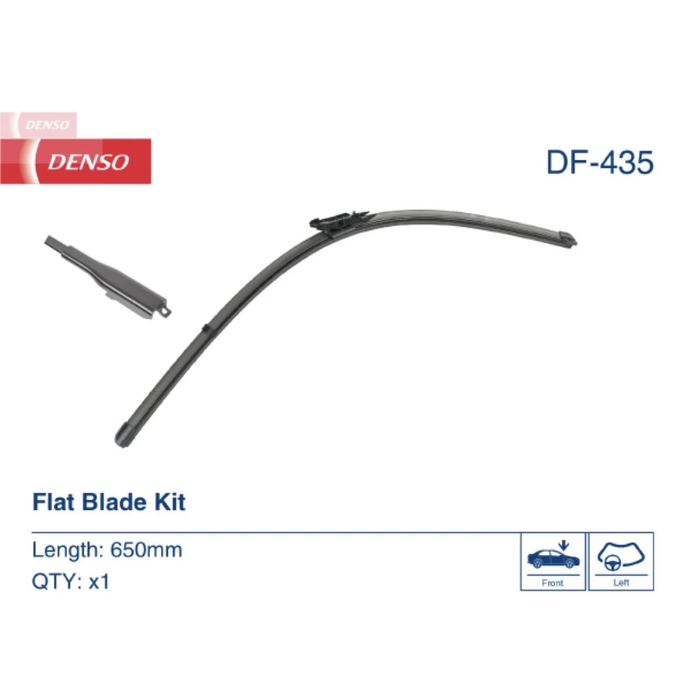 Бескаркасный дворник DENSO Flat DF-435 650 мм