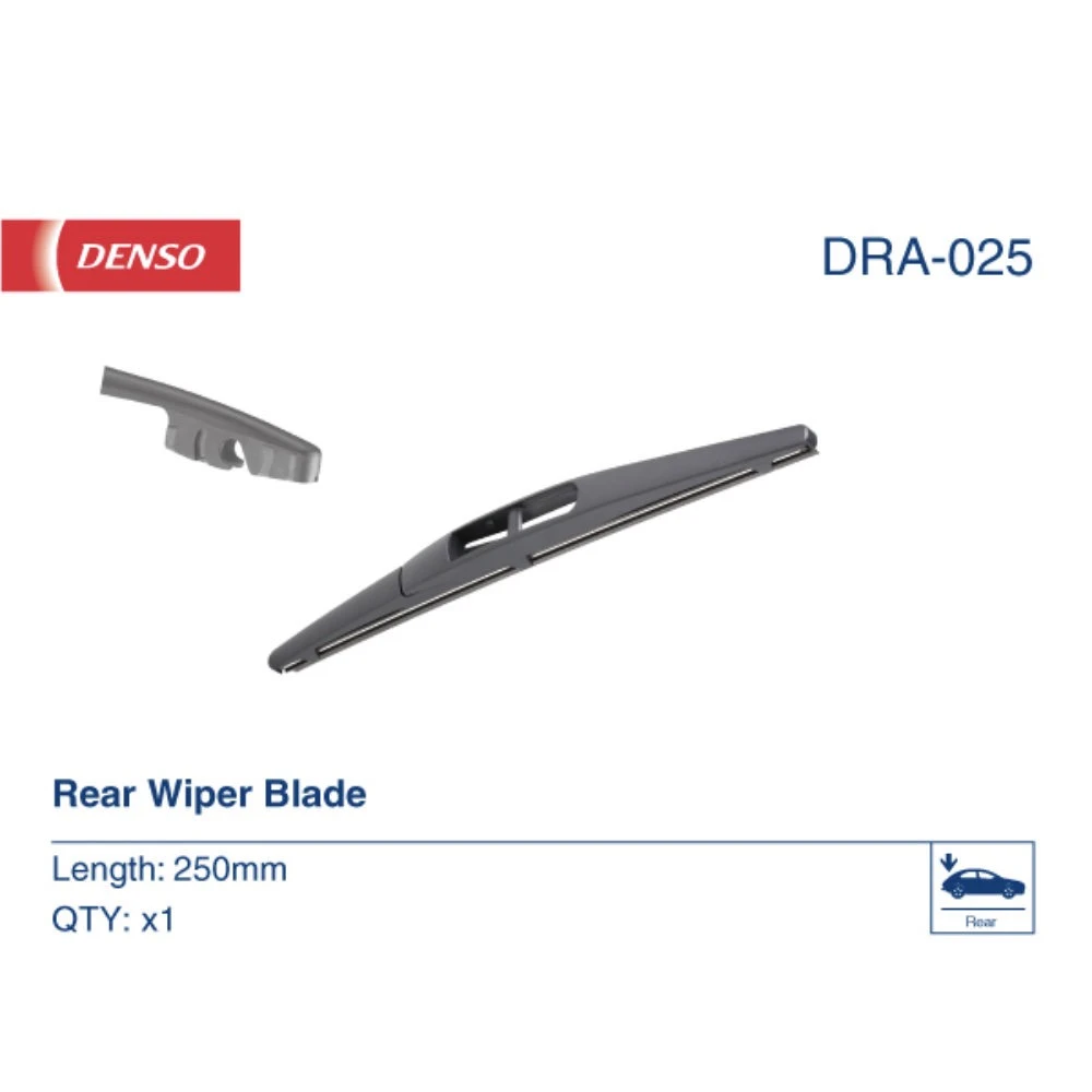 Задня щітка DENSO Rear DRA-025 250 мм