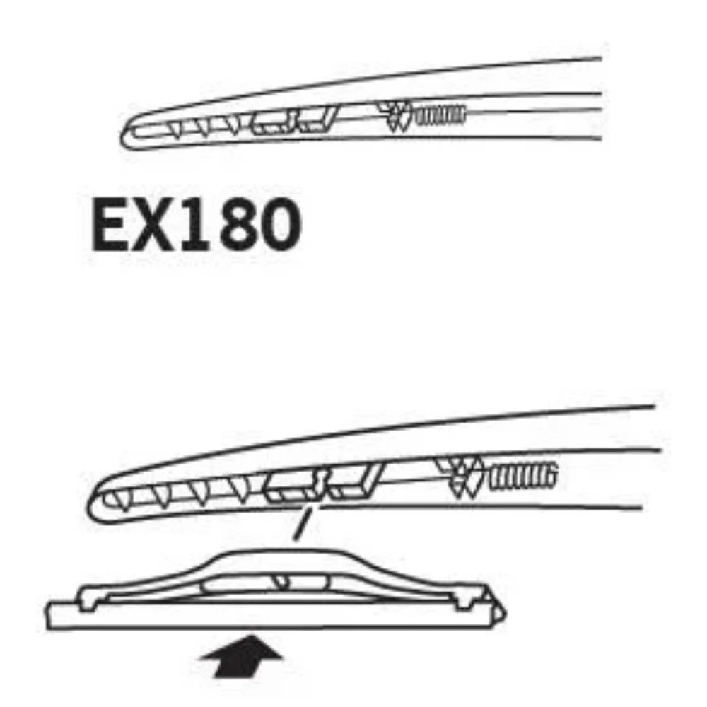Задняя щётка TRICO Exact Fit Rear