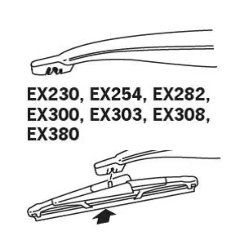 Задня щітка TRICO Exact Fit Rear