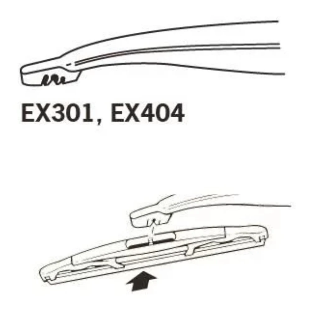 Задняя щётка TRICO Exact Fit Rear