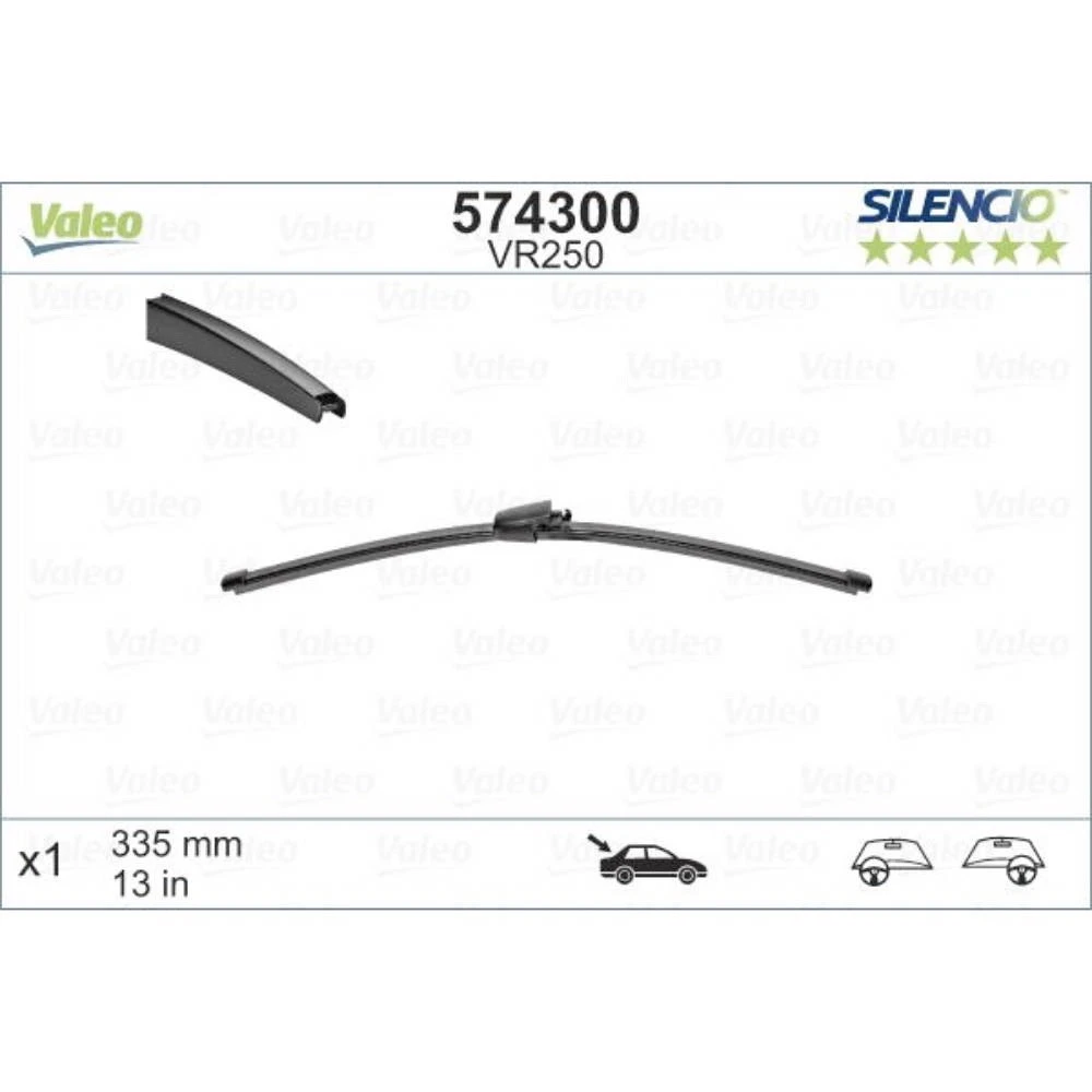 Задня щітка VALEO Silencio Rear