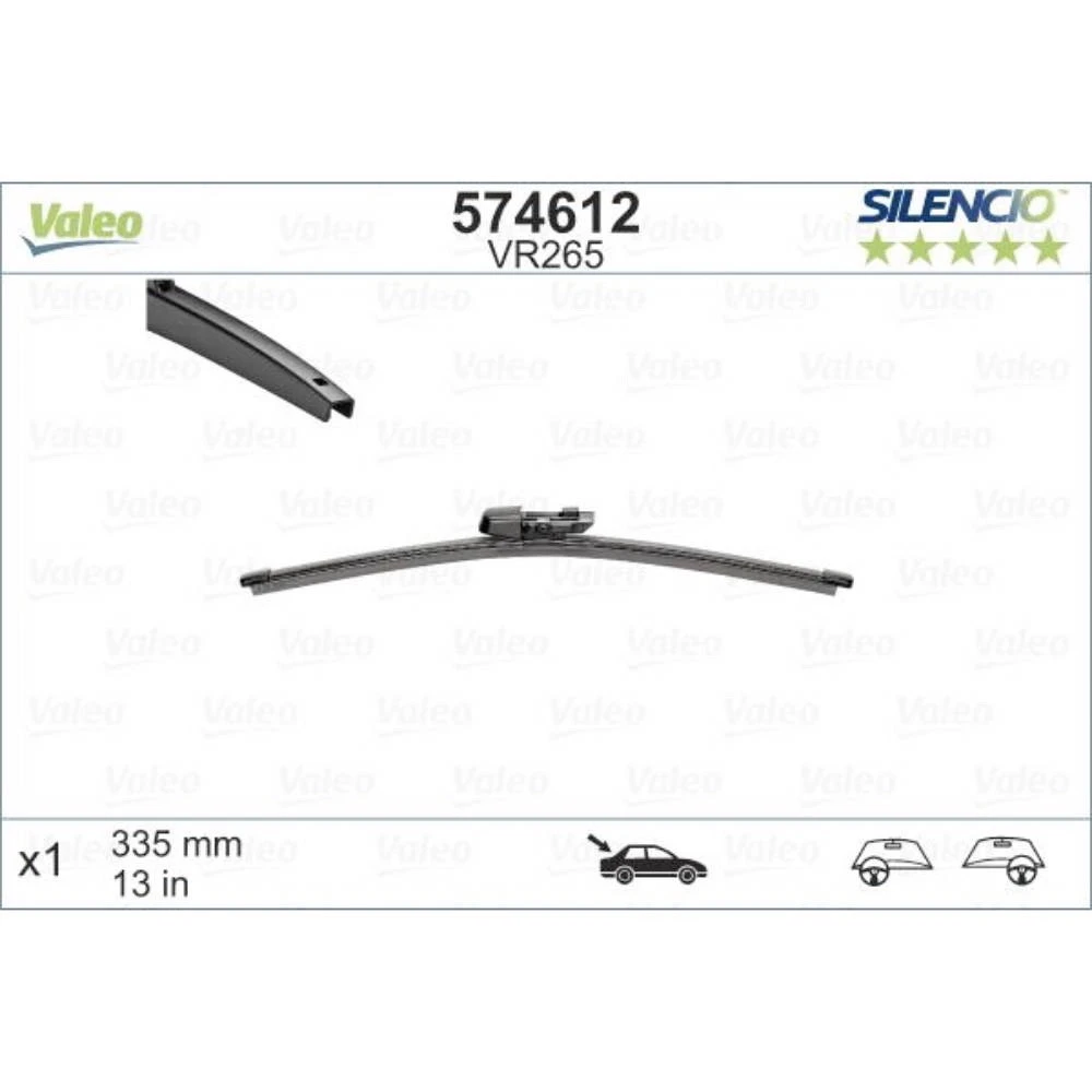 Задня щітка VALEO Silencio Rear
