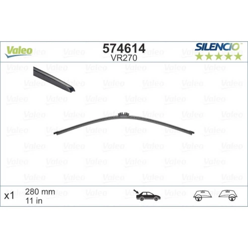 Задня щітка VALEO Silencio Rear