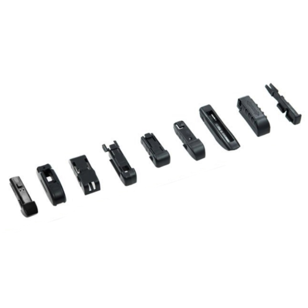 Безкаркасні двірники OXIMO Silicone Edition MT на Volkswagen Caddy 3 SA facelift 06.2017-2021 2 rear doors, slim push button wiper arm, metal rear wiper