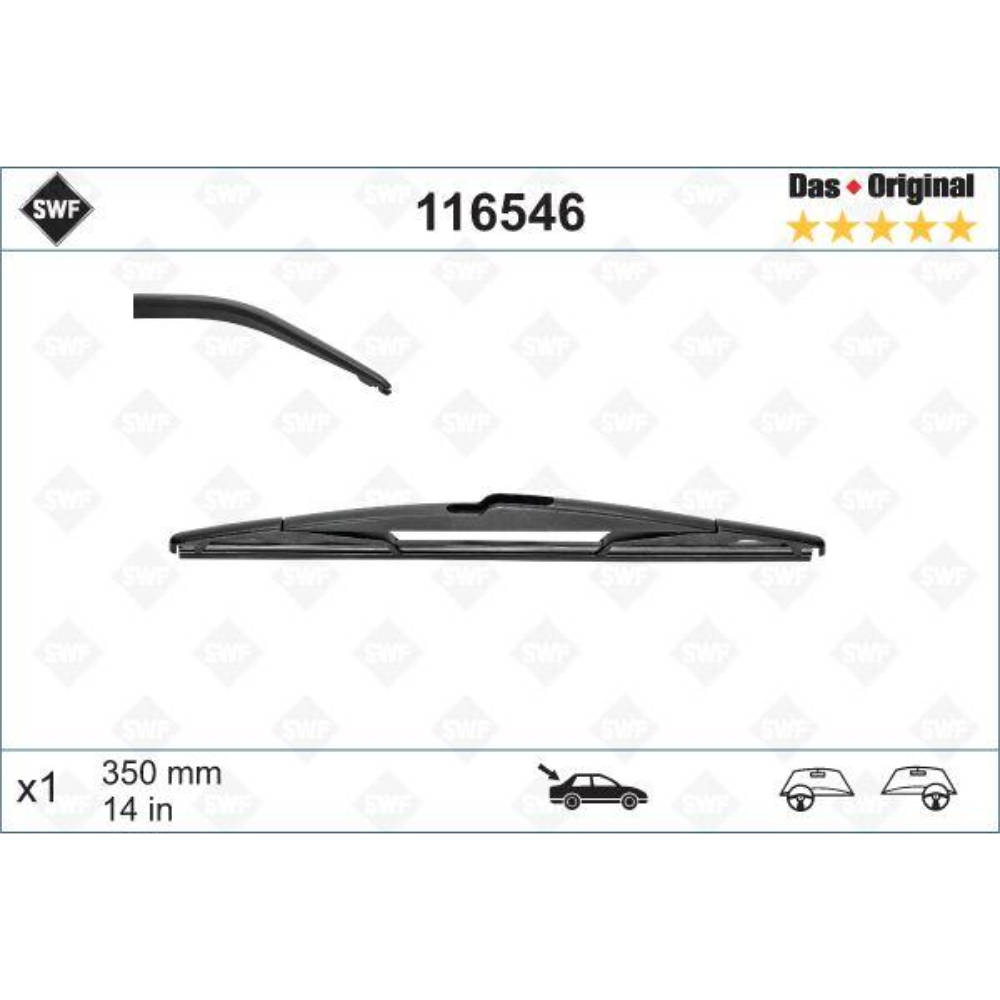 Задня щітка SWF Rear на Hyundai i30 CW 2 PD