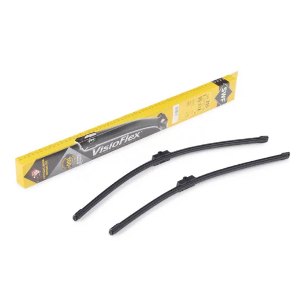 Бескаркасные дворники SWF VisioFlex Original на Volkswagen Polo 4 9N1 06.2002-05.2005 side pin wiper arm