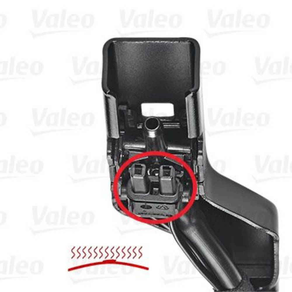 Безкаркасні двірники VALEO Aqua Blade на Mercedes GLE 2 C167 coupe with built-in washer