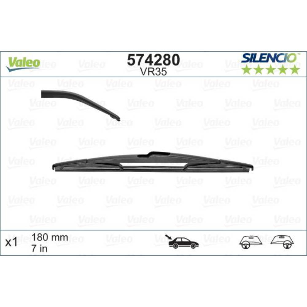 Задняя щетка VALEO Silencio Rear на Ligier Be Up Хетчбек