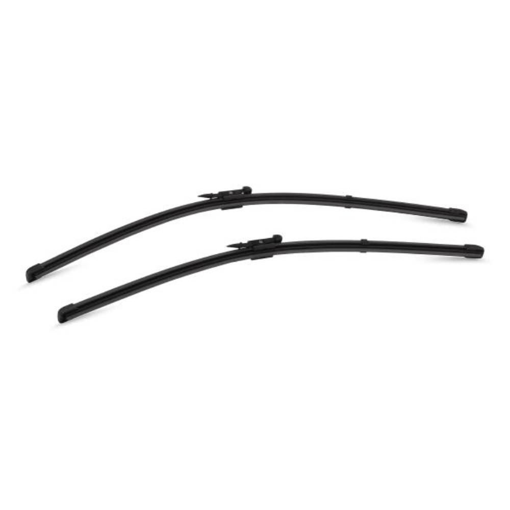 Бескаркасные дворники VALEO Silencio Flat на Volvo S80 1 P23 facelift 03.2004-07.2006 pinch tab wiper arm