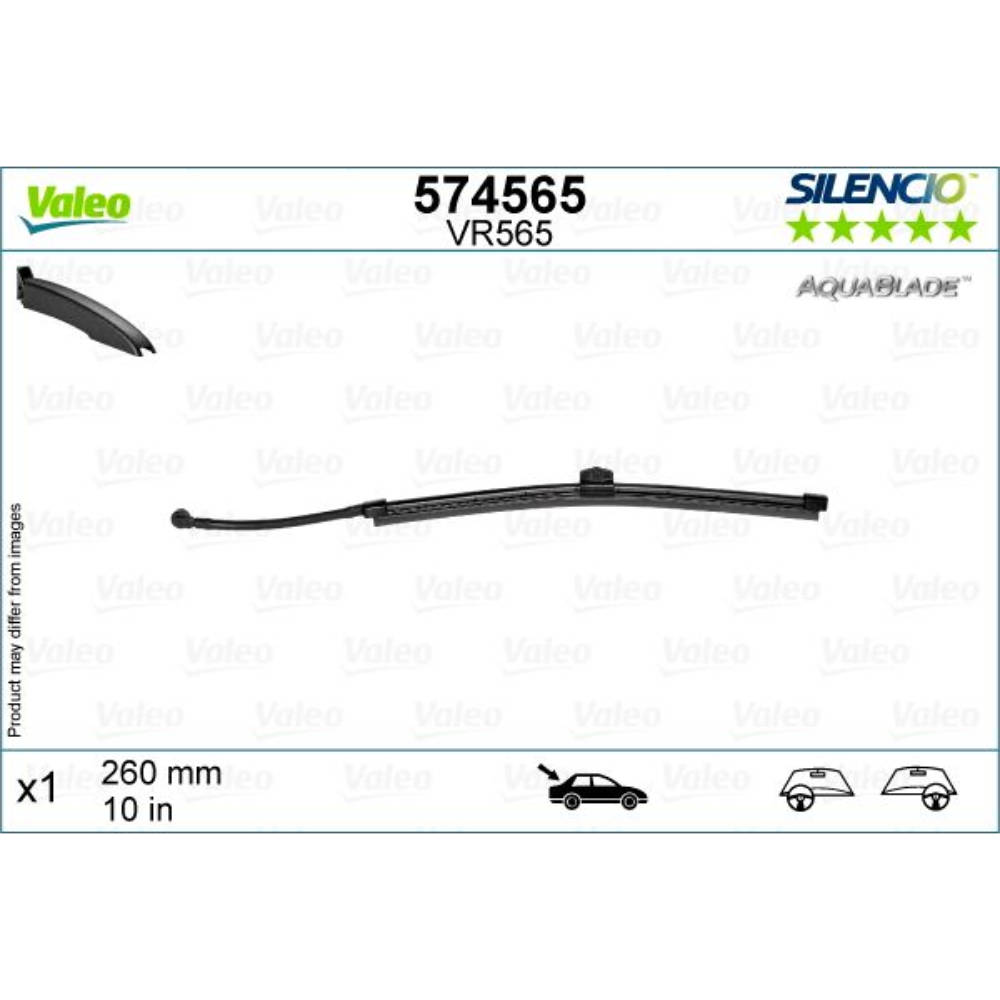 Задняя щетка VALEO Silencio Rear на Volvo V60 2 wagon with built-in washer