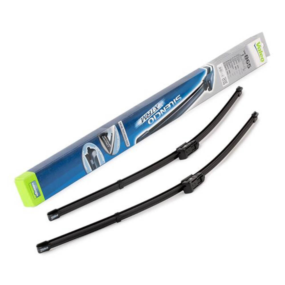 Безкаркасні двірники VALEO Silencio Flat на Mercedes C class C204 coupe facelift 12.2013-10.2015 push button wiper arm