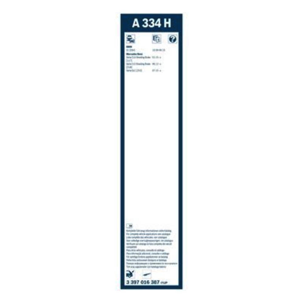 Задняя щетка BOSCH Rear на Mercedes CLA class 1 X117 shooting brake 01.2013-07.2015 pinch tab wiper arm