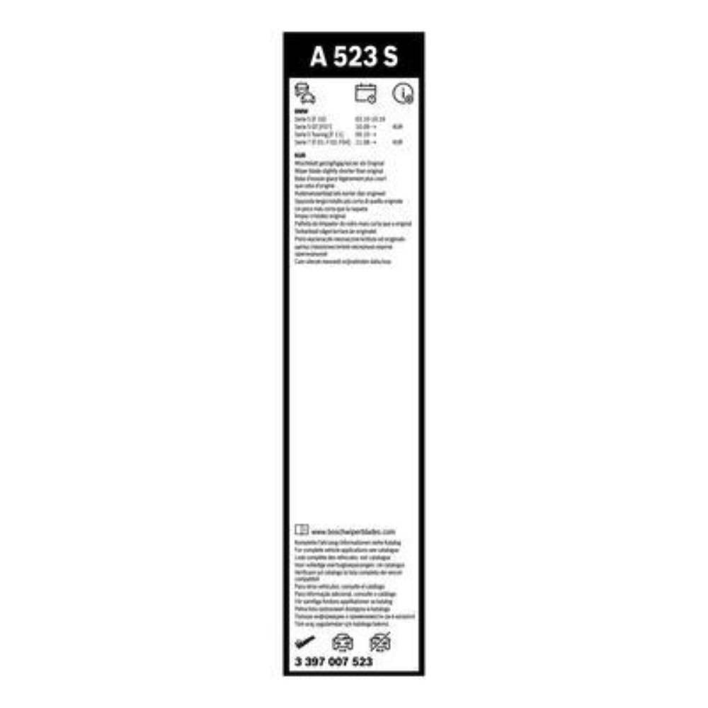 Бескаркасные дворники BOSCH AeroTwin на BMW 7 series F01, F02, F03, F04