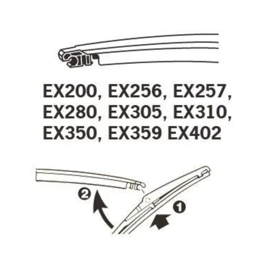 Задня щітка TRICO Exact Fit Rear на Opel Astra J Sports Tourer 4 wagon