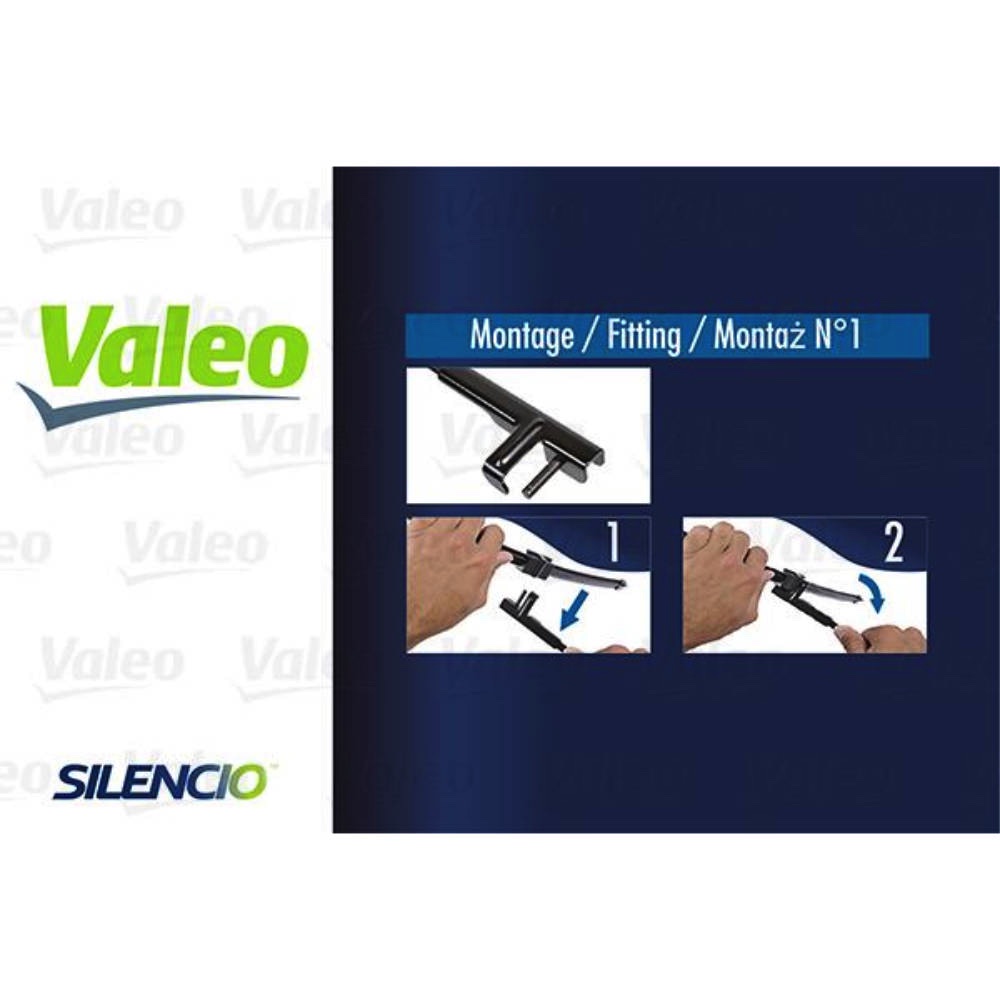 Бескаркасные дворники VALEO Silencio Flat на BMW 7 series F01, F02, F03, F04