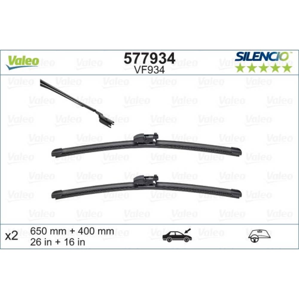 Бескаркасные дворники VALEO Silencio Flat на Subaru XV 2 GT