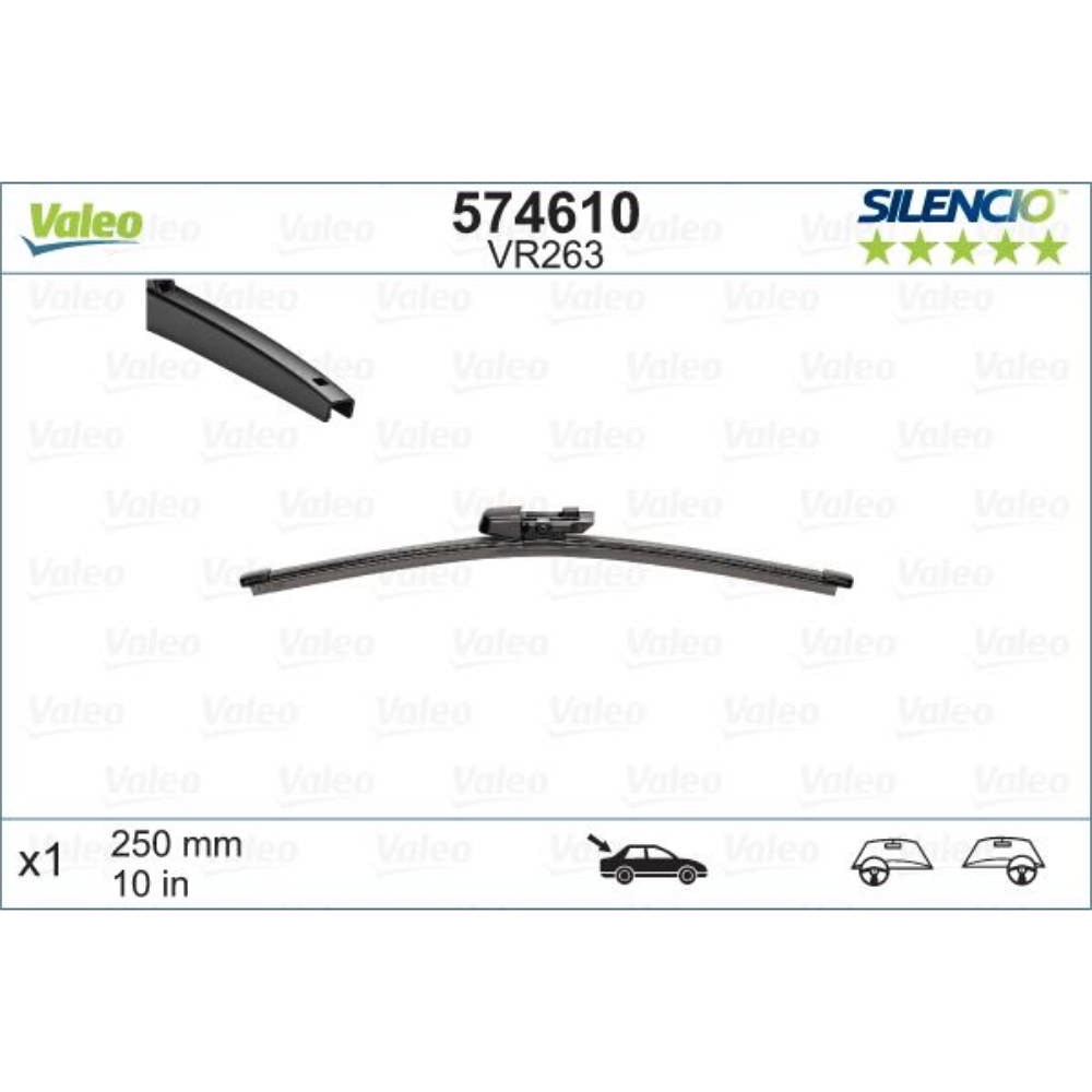 Задняя щетка VALEO Silencio Rear на Volkswagen Scirocco 3