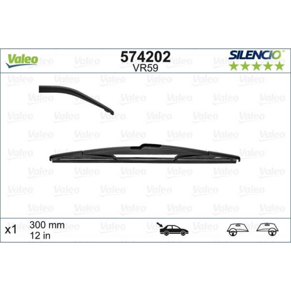 Задняя щетка VALEO Silencio Rear на Renault Scenic 3 JZ0/1