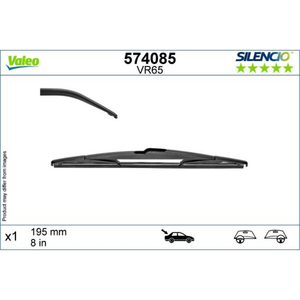 Задняя щетка VALEO Silencio Rear на Toyota Prius C