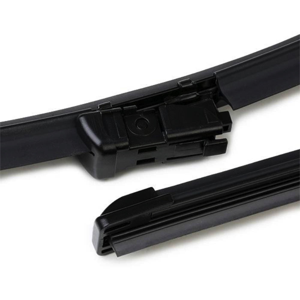 Бескаркасные дворники OXIMO Silicone Edition OEM на Volvo V50 wagon facelift 08.2005-12.2012 push button wiper arm