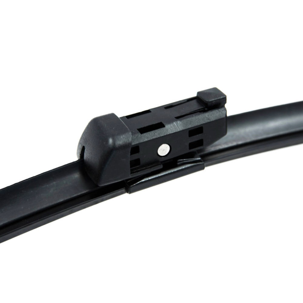 Безкаркасні двірники OXIMO Silicone Edition OEM на Volkswagen Multivan T5 7E, 7F facelift, slim push button wiper arm, 1 rear door