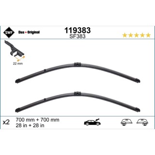 Двірники SWF VisioFlex Original на Peugeot 407