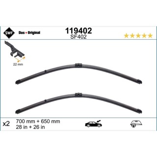 Двірники SWF VisioFlex Original на Renault Modus