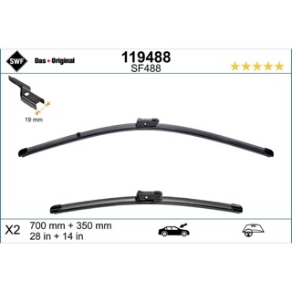 Двірники SWF VisioFlex Original на Renault Captur